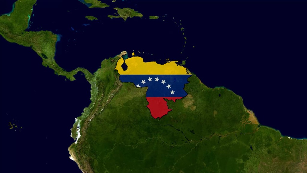 Mapa da Venezuela - Contexto Geopolítico